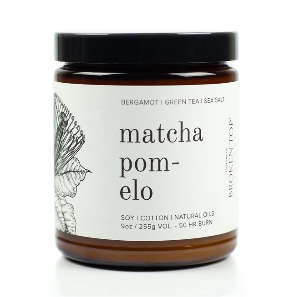 Broken Top Matcha Pomelo Scented Candle